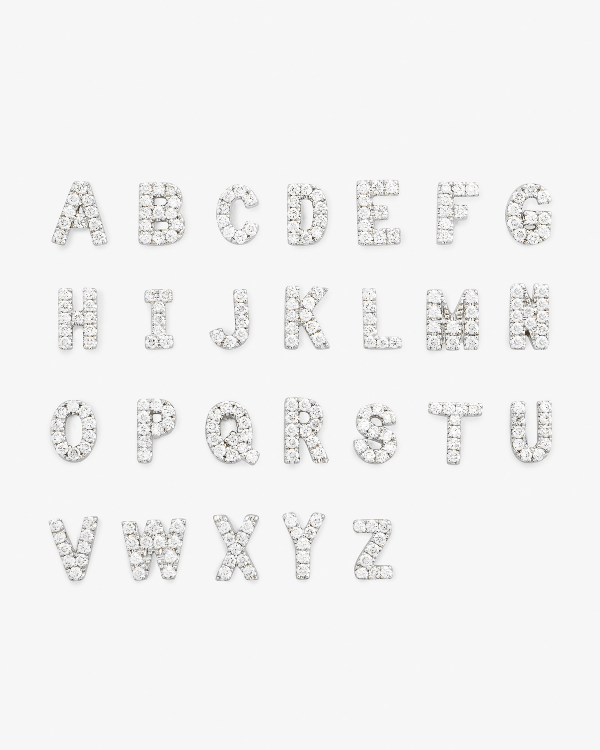 Letter labret, detail view.
