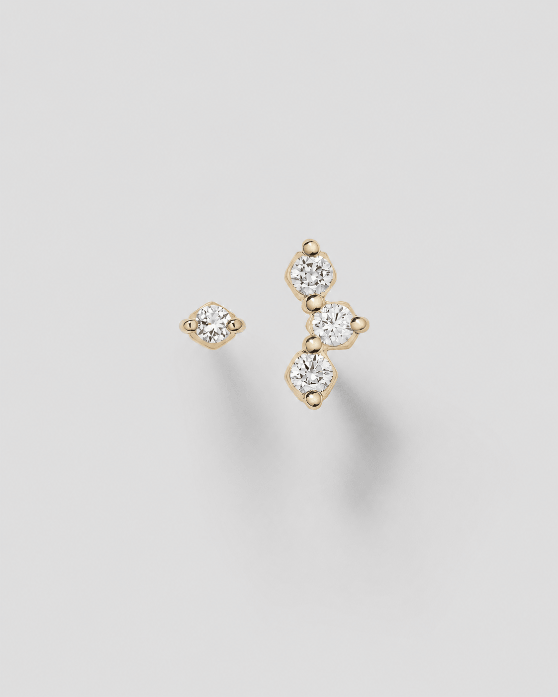 The Honey set in 14k yellow gold.