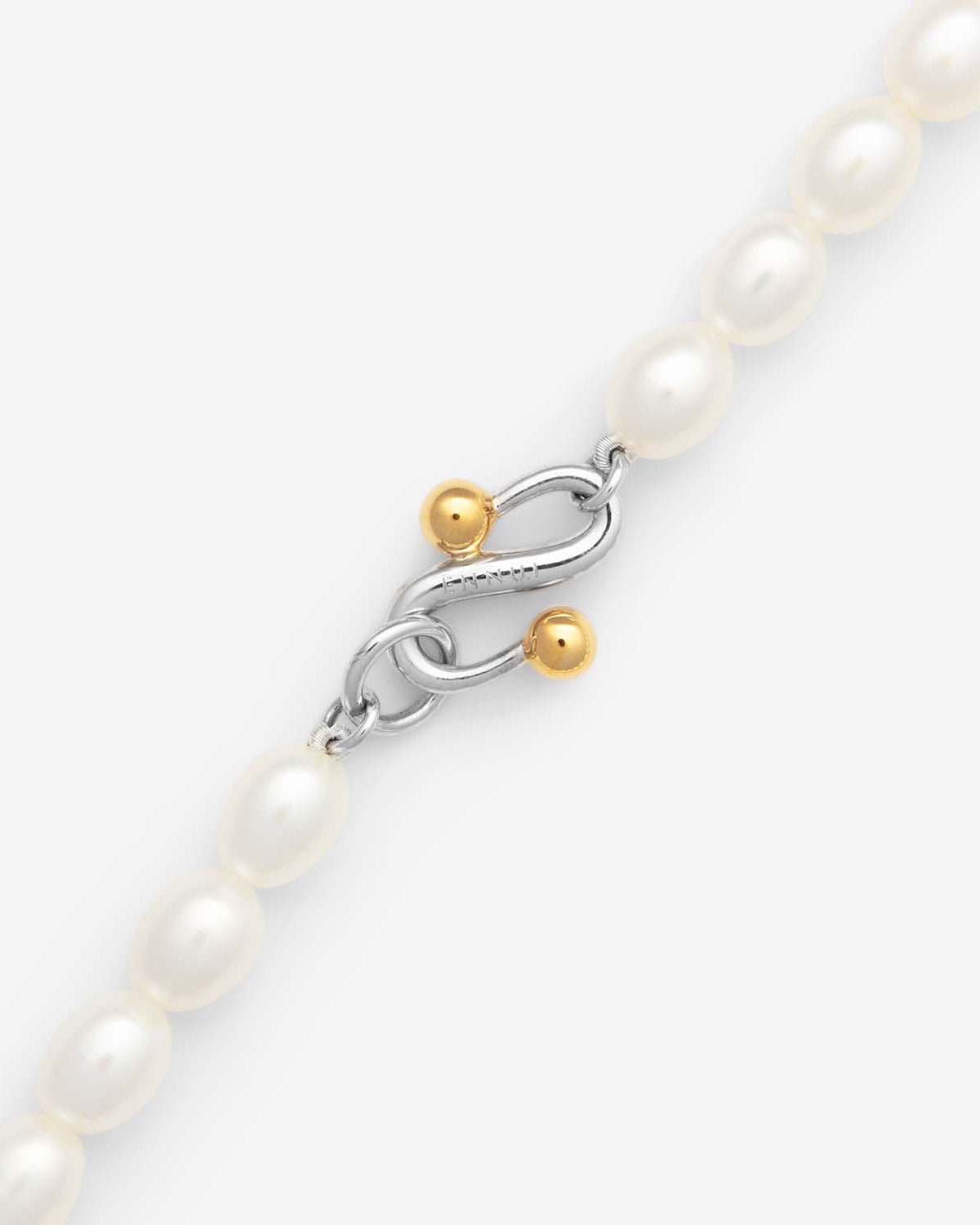 Era Necklace in 925 silver, detail view.
