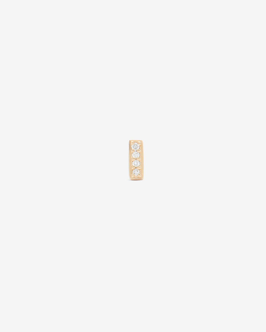 Avant labret in 14k yellow gold.